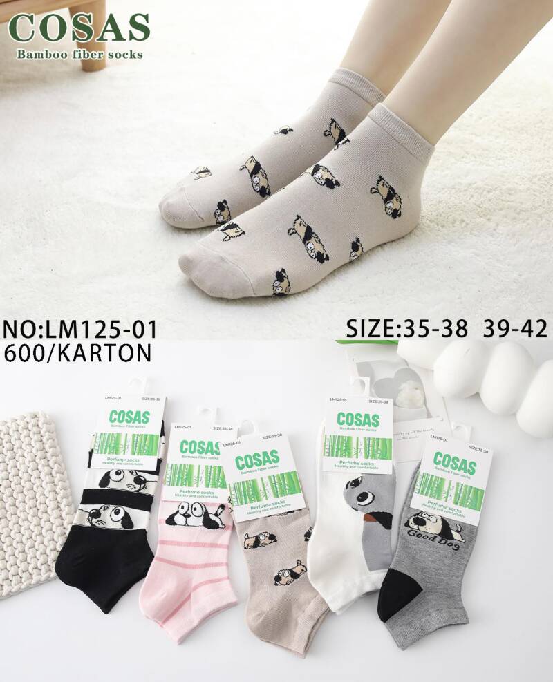 Skarpety damskie Roz 35-42, Mix kolor Paczka 40 szt